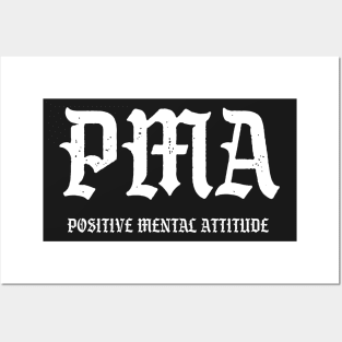 PMA Positive Mental Attitude Metal Hardcore Punk Posters and Art